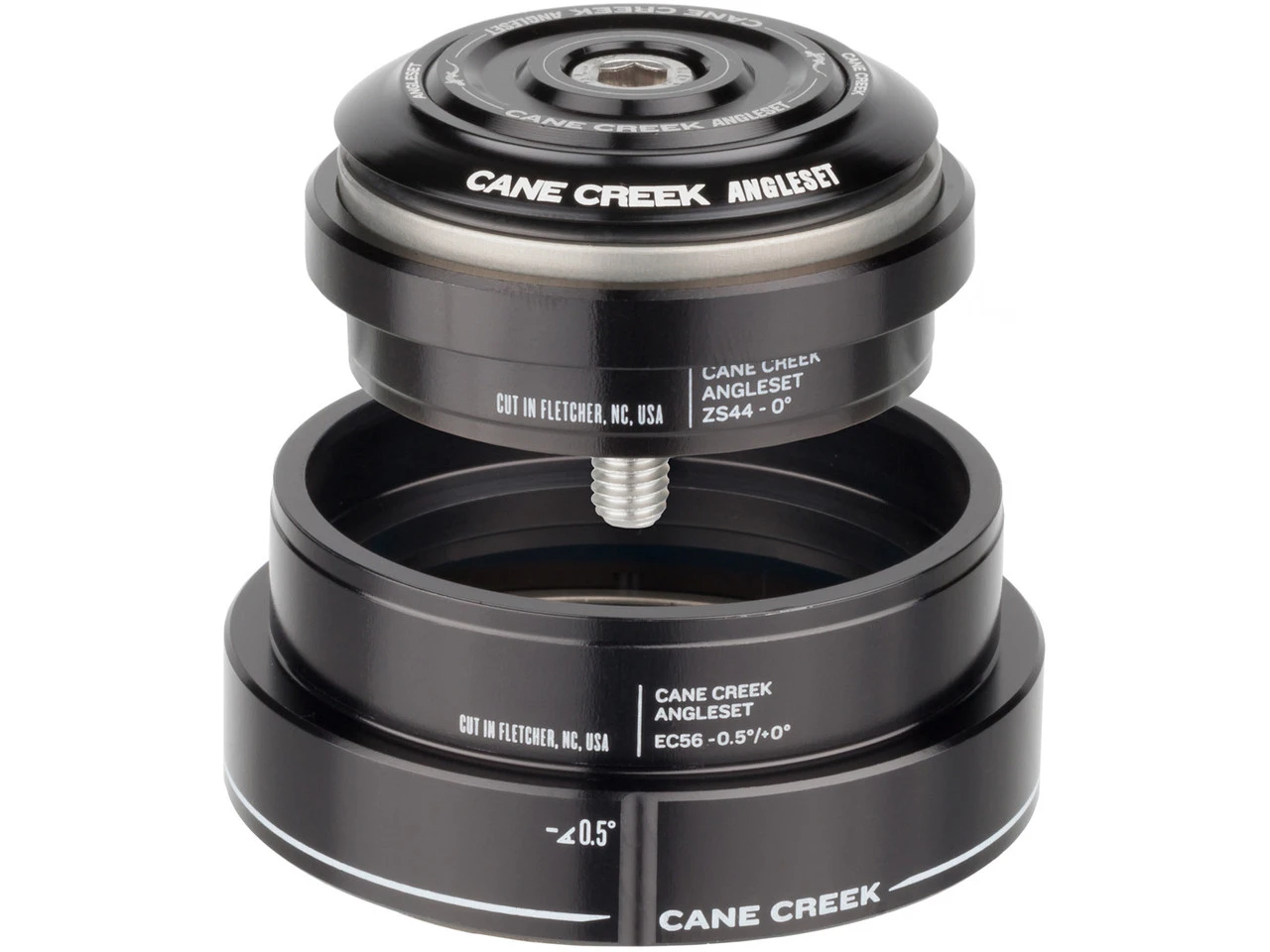 Cane Creek AngleSet Kit ZS44/28,6 - EC56/40 Tapered Steuersatz 3 Cane Creek AngleSet Kit ZS44/28,6 - EC56/40 Tapered Steuersatz