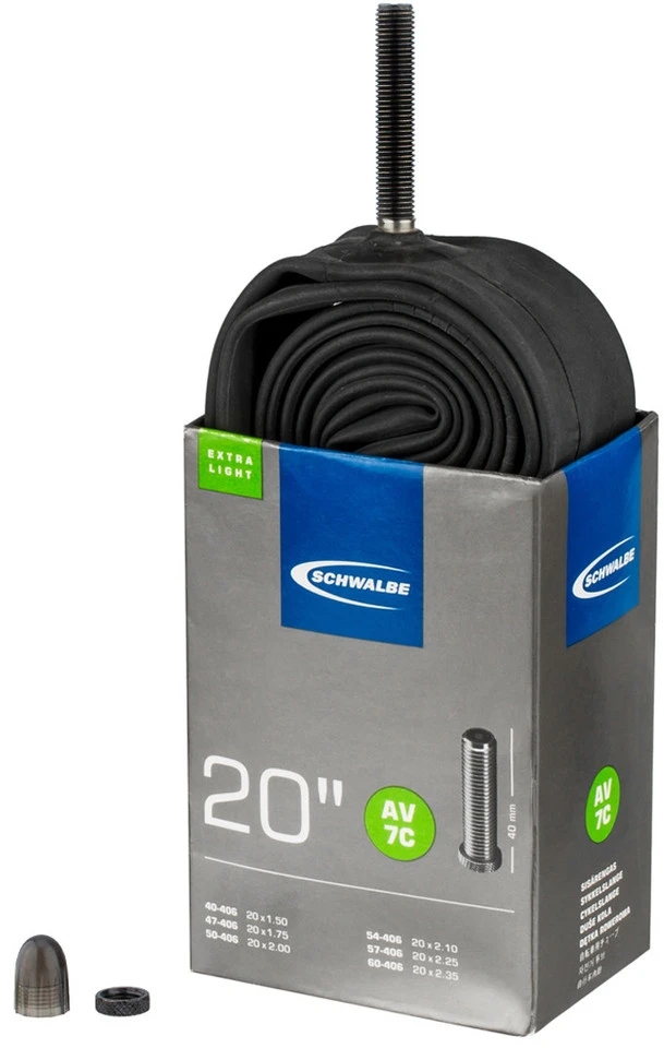 Schwalbe Schlauch 7C Extralight Für 20" 3 Schwalbe Schlauch 7C Extralight Für 20"