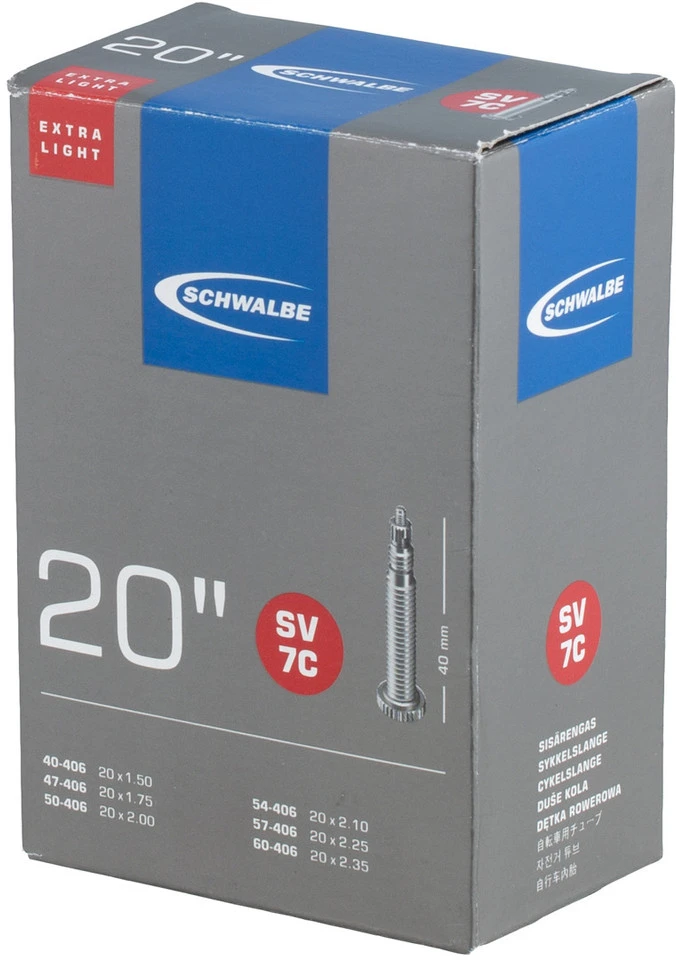 Schwalbe Schlauch 7C Extralight Für 20" 5 Schwalbe Schlauch 7C Extralight Für 20" – Bild 3