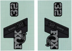 Fox Racing Shox Decal Kit Aufklebersatz Für 32 SC Federgabel Modell 2021 -ROCKSHOX Verkäufe 369478