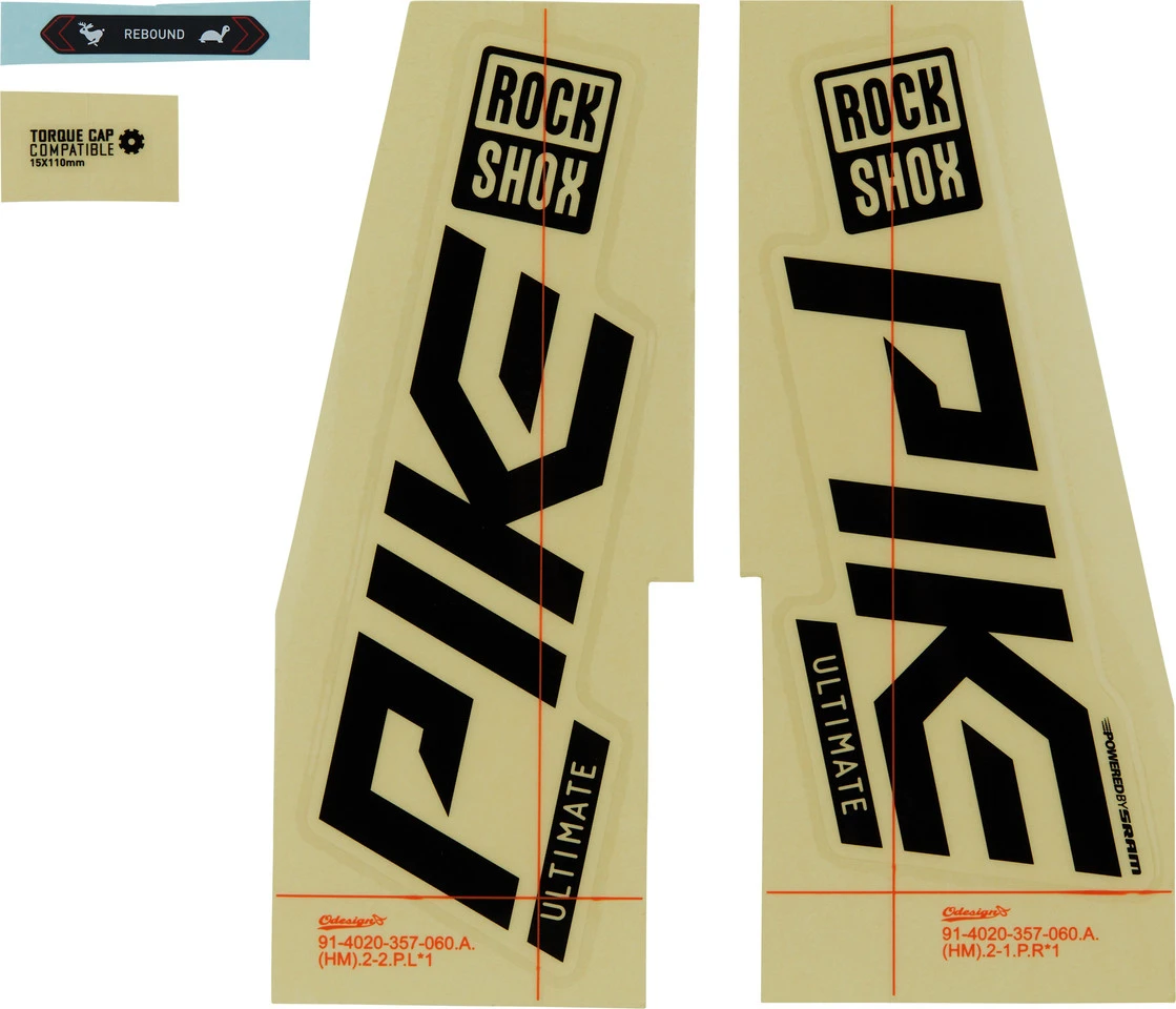 ROCKSHOX Aufklebersatz Für Pike Ultimate Modell 2021 5 ROCKSHOX Aufklebersatz Für Pike Ultimate Modell 2021 – Bild 3