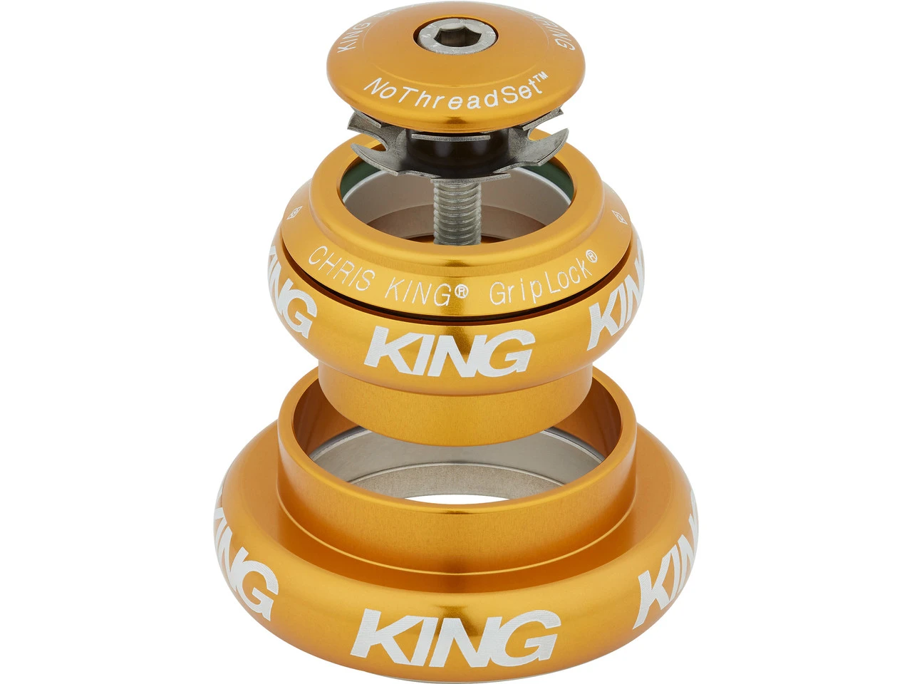 Chris-king NoThreadSet EC34/28,6 - EC44/40 GripLock Steuersatz 3 Chris-king NoThreadSet EC34/28,6 - EC44/40 GripLock Steuersatz